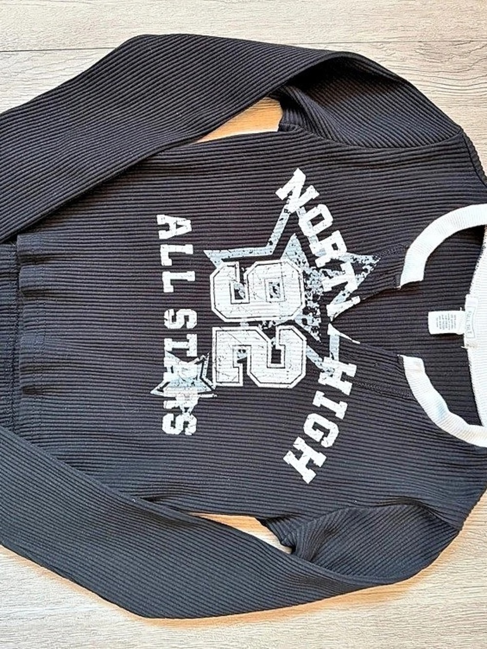 Full Tilt North High 92 All Stars Ribbed Long Sleeve Top